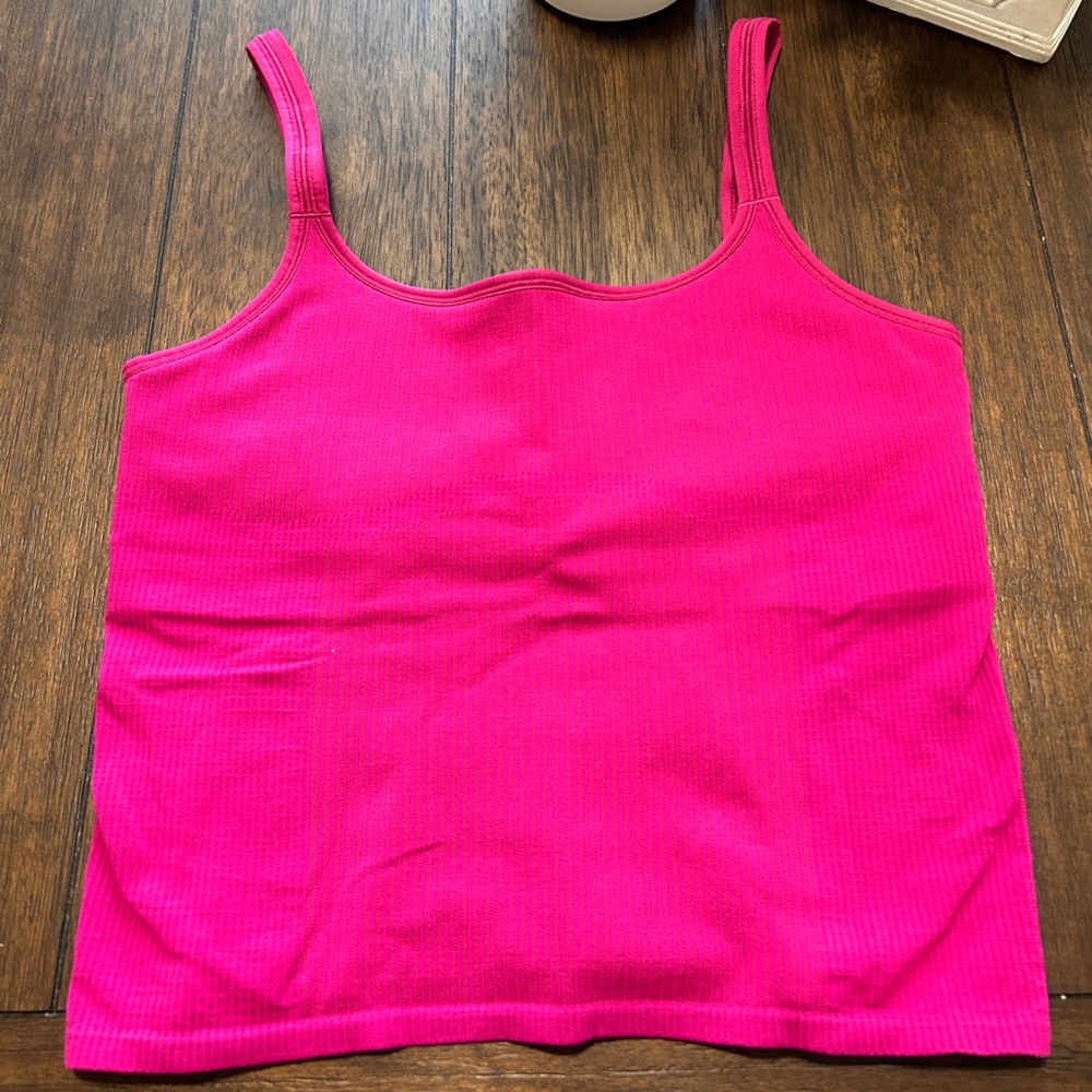 Lululemon Athletica Pink Fitted Camisole Top
